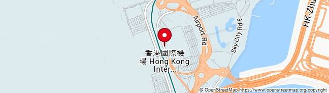 Map of Hong Kong International Airport